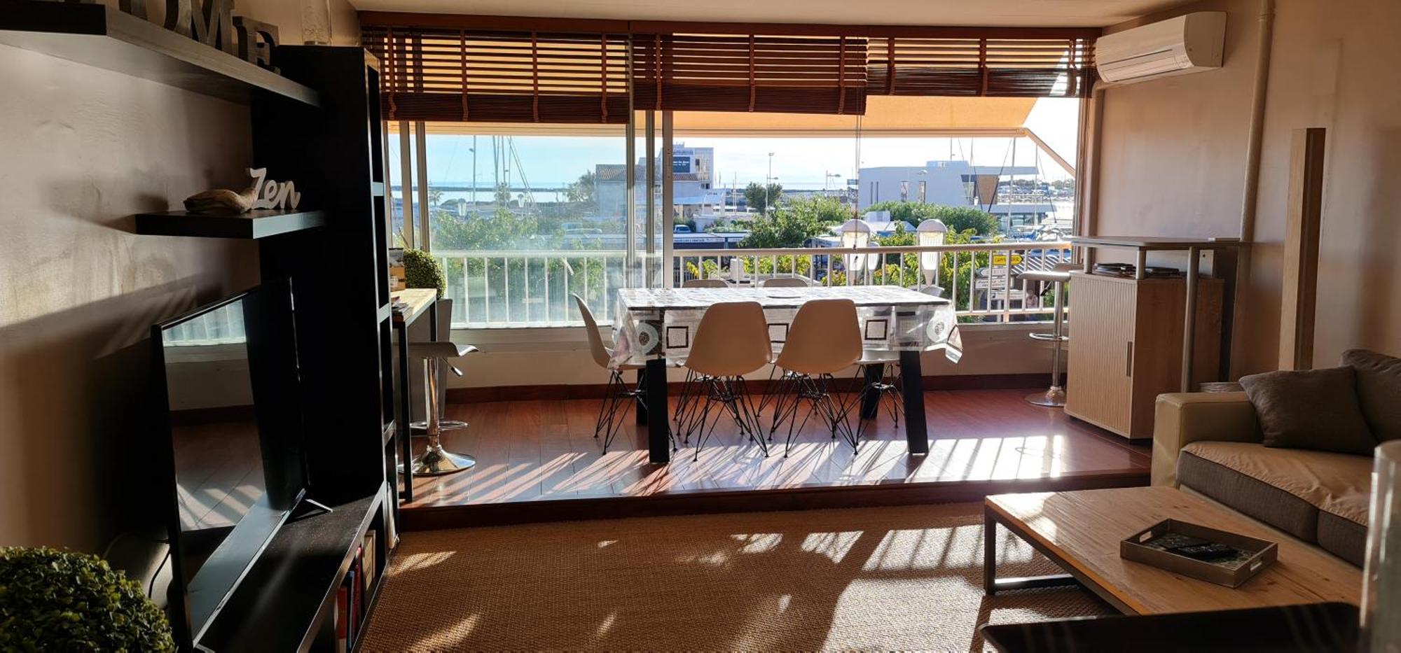 Residence De Standing La Pecherie Spacieux T3 Comme Un Cocon Familial Vue Mer Et Sur L'Avant Port Sur Le Bout Du Bout De Cap D'Agde Seule Cap En Occitanie Екстериор снимка